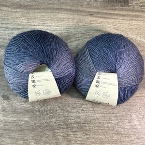 Sunset Blue Ombre Yarn for Home Accents